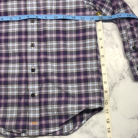 Thomas Dean Boys Button Down LS Shirt - Picture 4 of 6